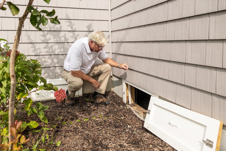 Georgia Inspector, checking for Termite damage